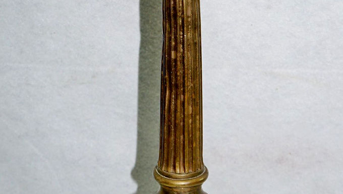 Catholic Brass Candle Holder