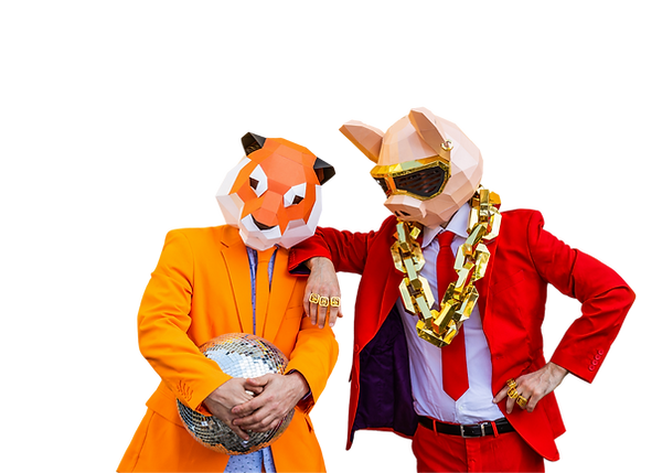 Masked Mischief: Terry Tiger and Paul Pig