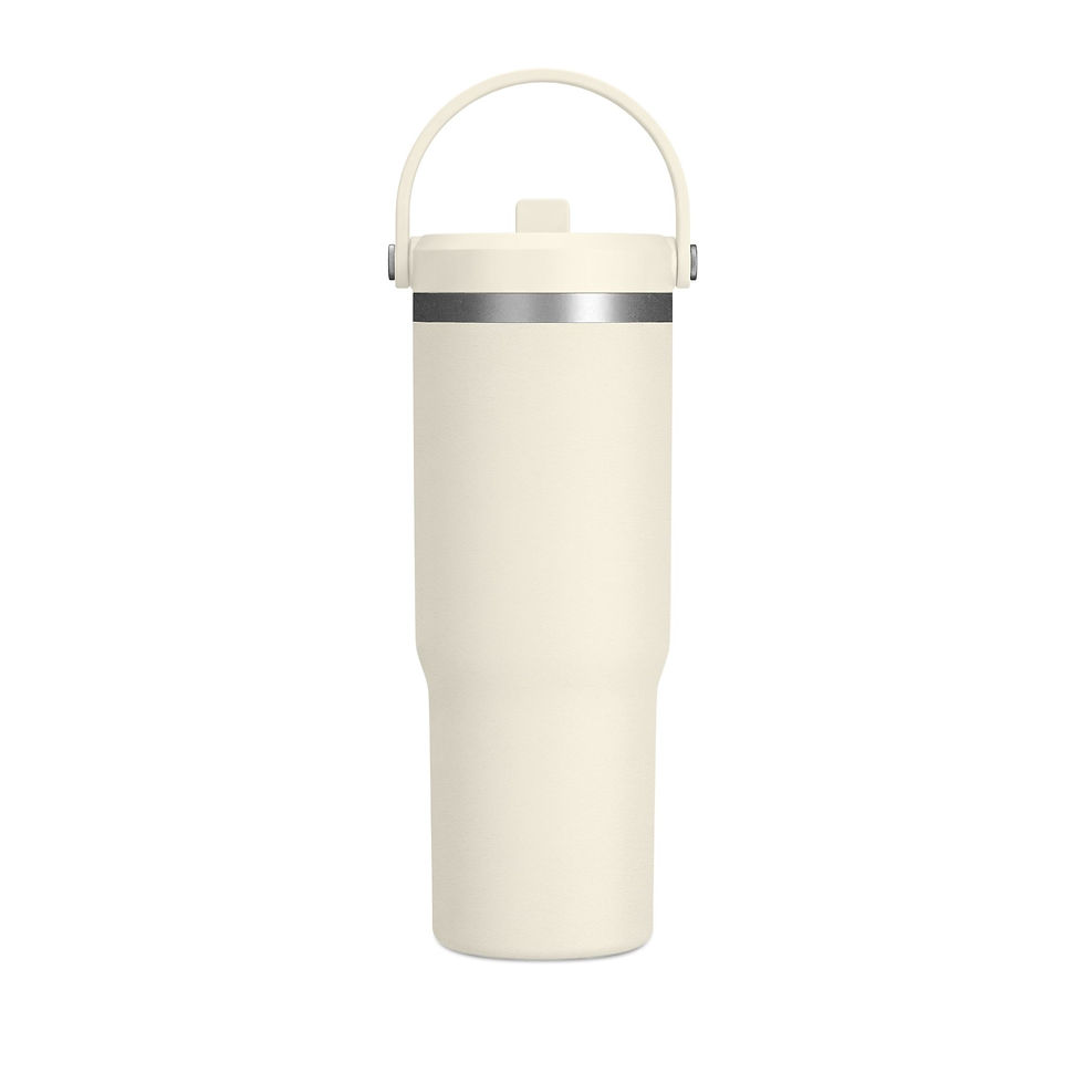 Thumbnail: 32 oz. Insulated Tumbler with Folding Straw Lid (5 colors)