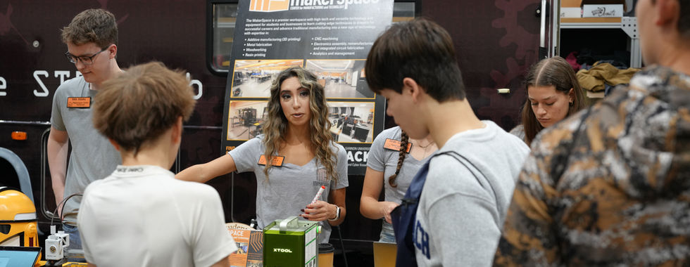 MakerSpace table at the MFG Day 2025