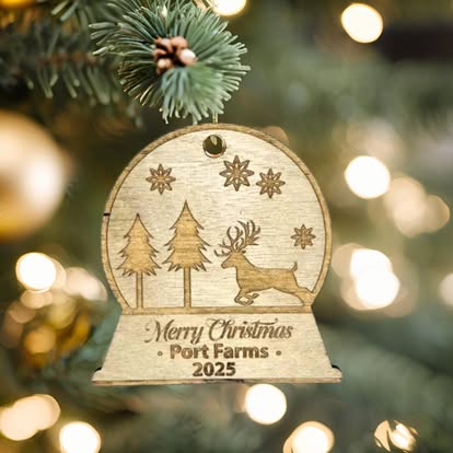 Port Farms 2026 Ornament 