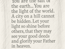 Let your light shine