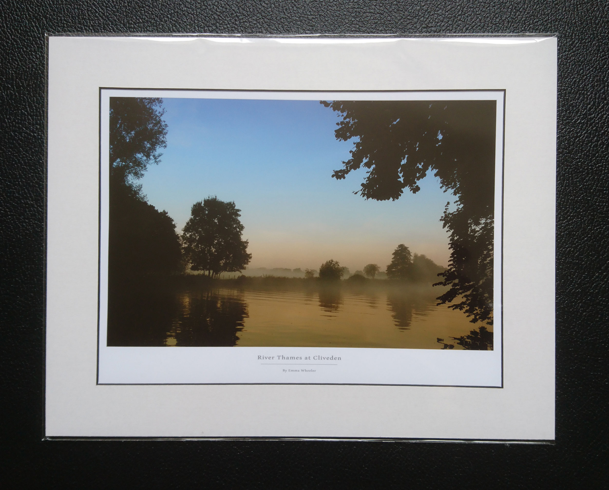 River Thames Mounted Print