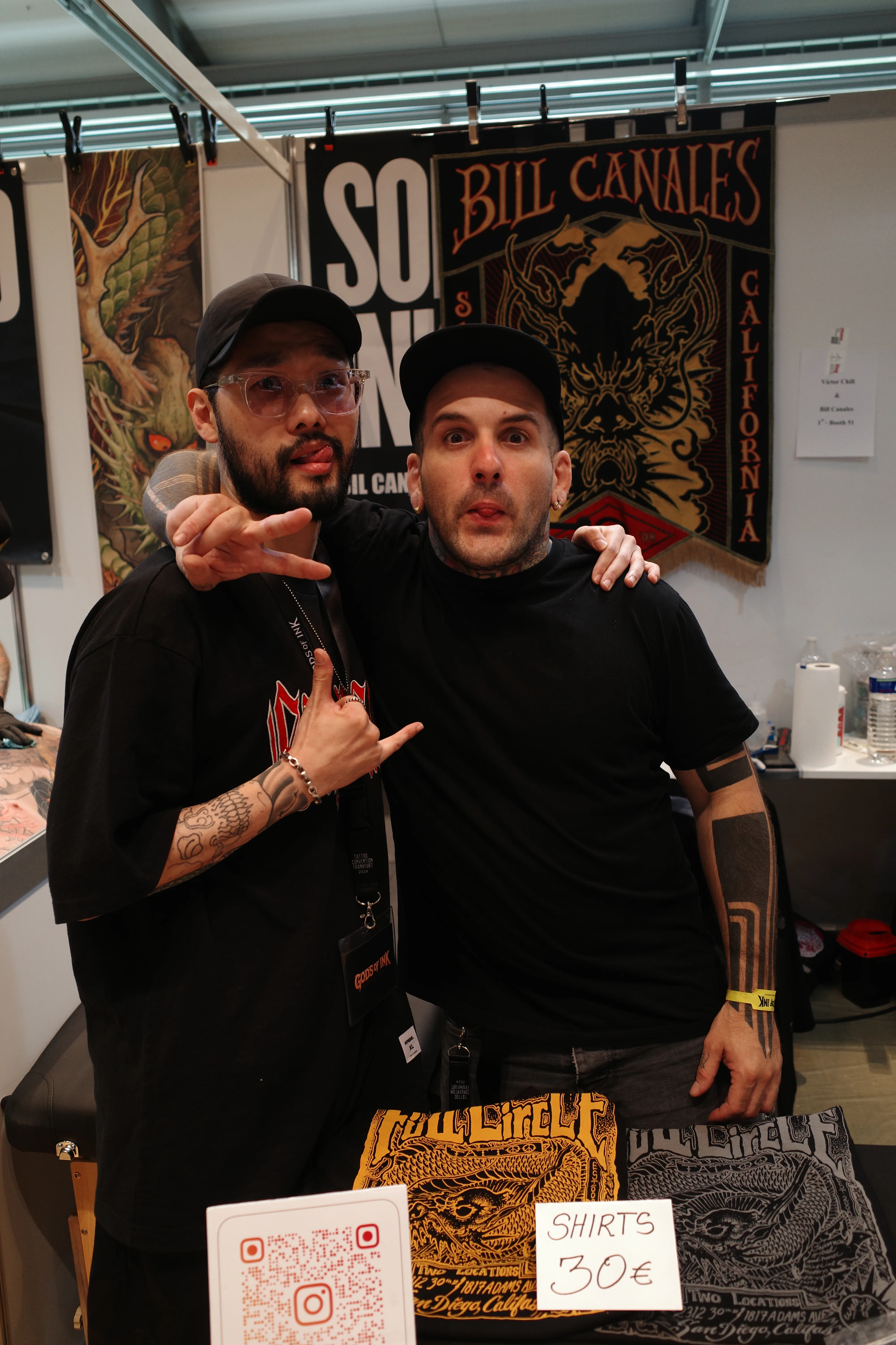 JinQ and Victor Chil. Global convention. Seoul Ink Tattoo, Gangnam. South Korea