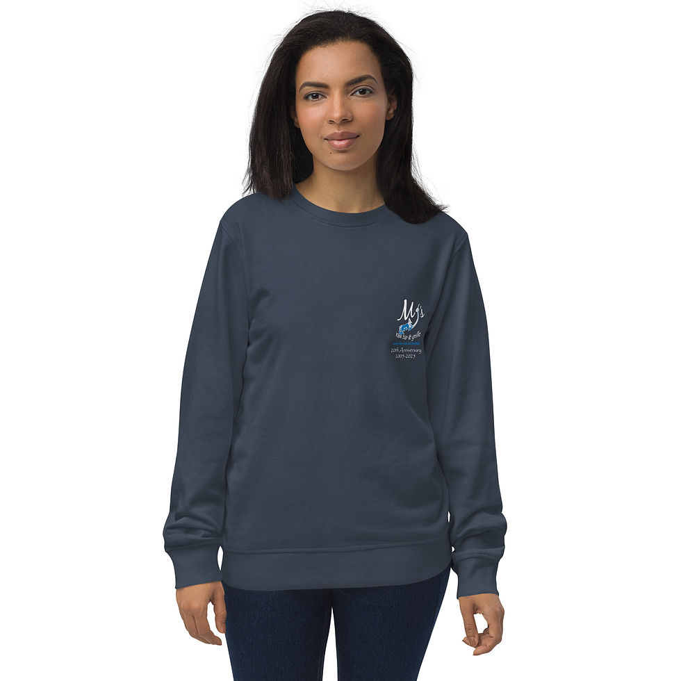 Thumbnail: Crew-Neck Sweatshirt (White Print)