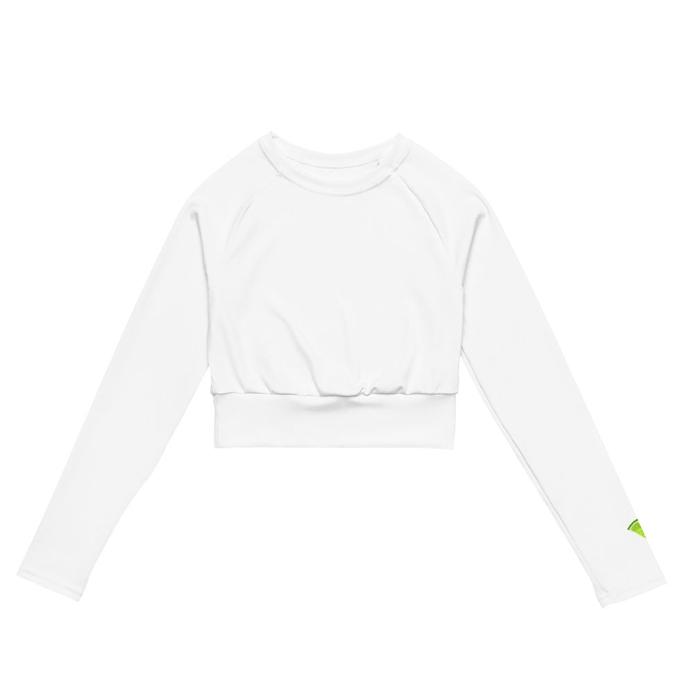 Thumbnail: "Art of Relaxation" Cropped Long-Sleeve Tee