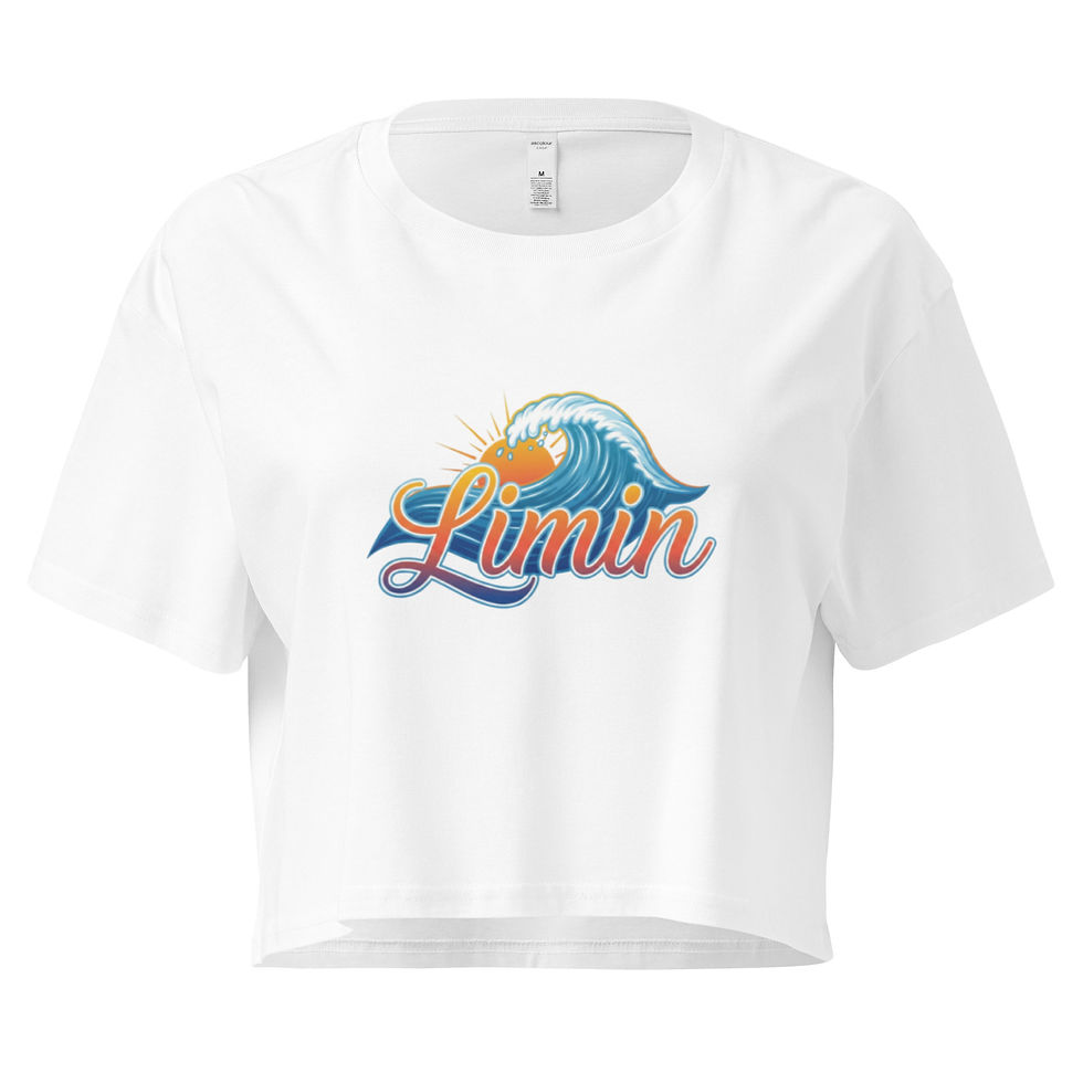 Thumbnail: Sun & Wave Women's Cropped Tee