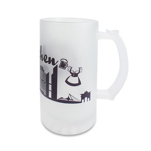 Miniaturbild: Glaskrug Satiniert inkl. hochwertiger 4C-Sublimation