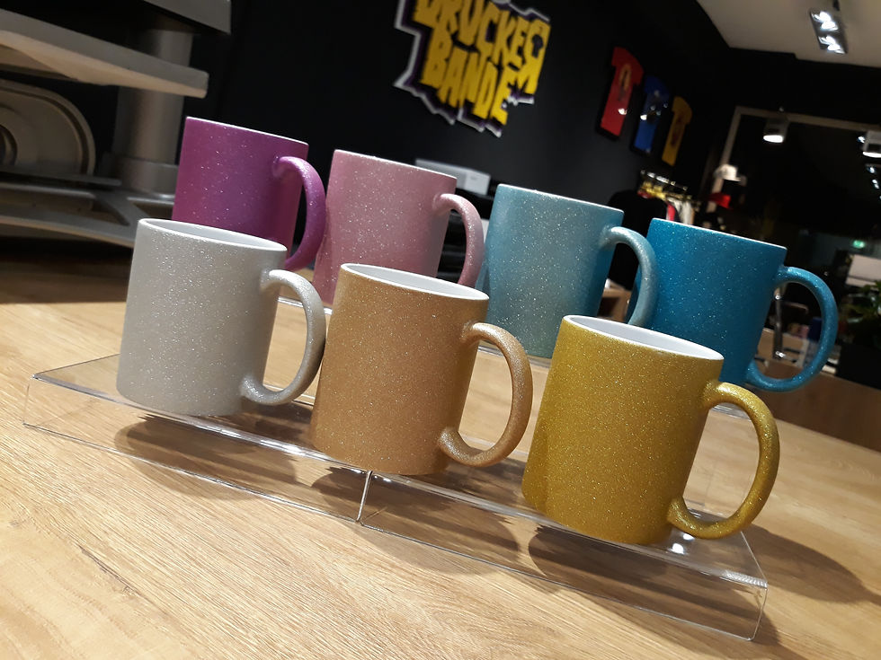 Miniaturbild: Glitzer Tasse inkl. hochwertiger 4C-Sublimation