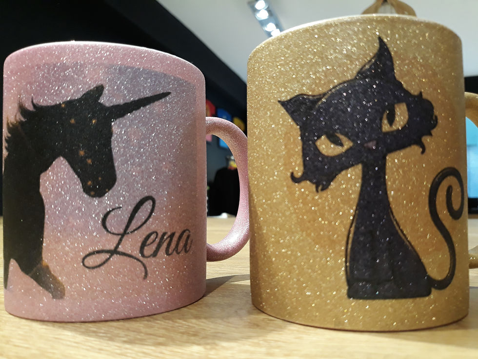 Miniaturbild: Glitzer Tasse inkl. hochwertiger 4C-Sublimation