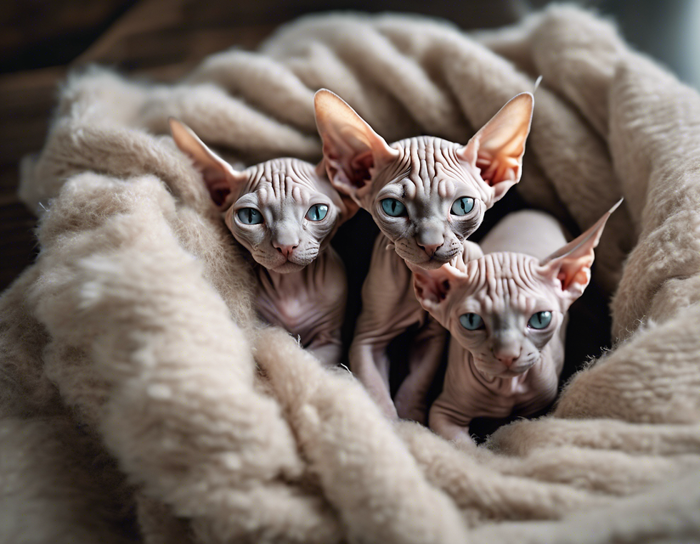 Expert Sphynx Breeder: Health-Tested and Family-Raised Kittens