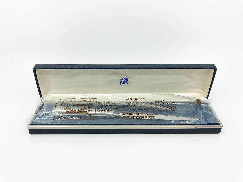 Stainless Steel Letter Opener by Kirk Pewter (Kirk Stieff Company) (c. 1970s)
