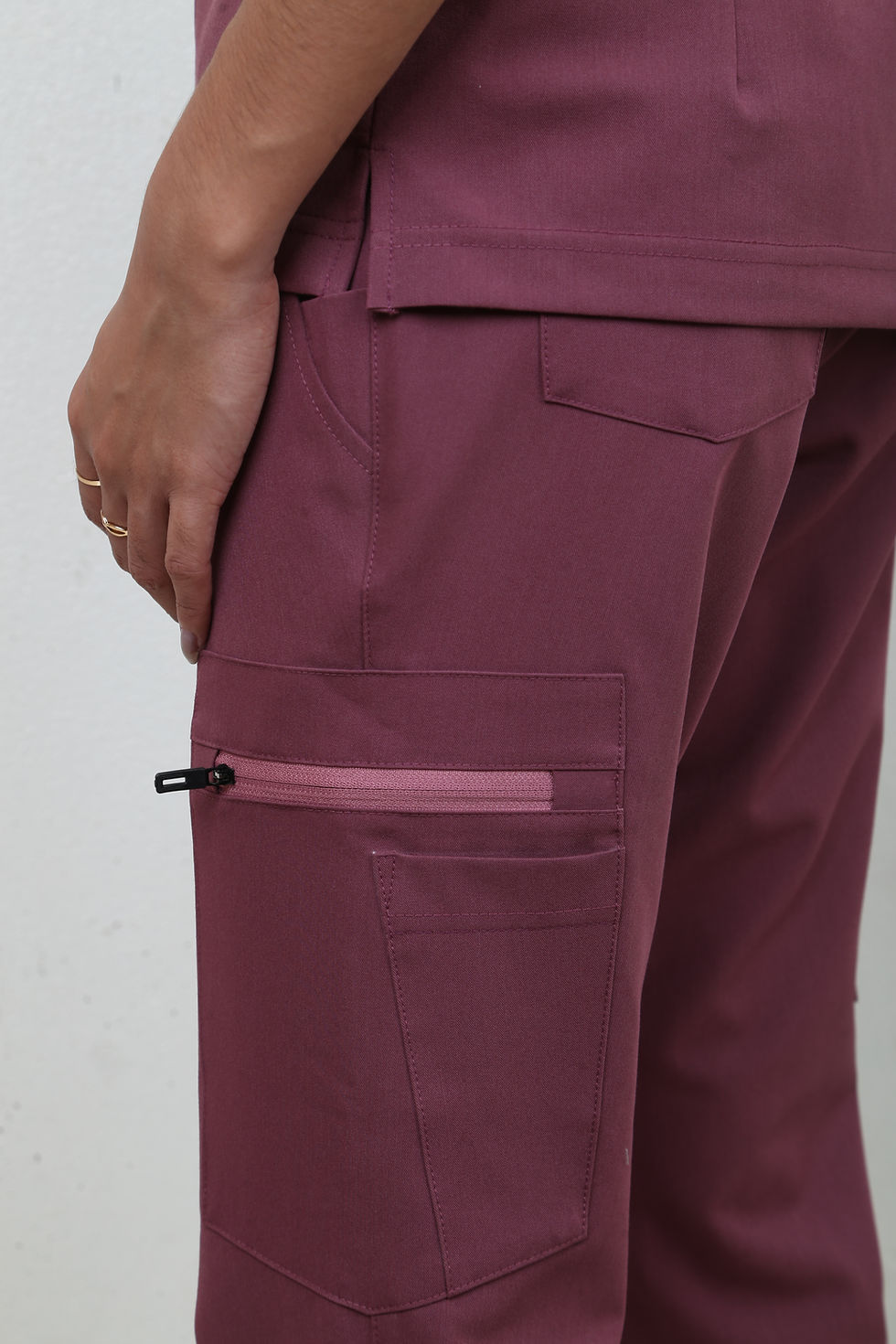 Thumbnail: Merlot Scrub Suit – Bold Elegance for Professionals