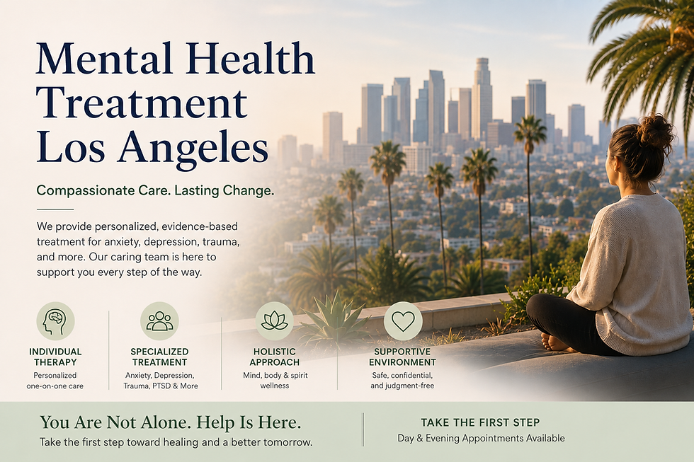 Where Can You Access Comprehensive Mental Health Treatment in Los Angeles?