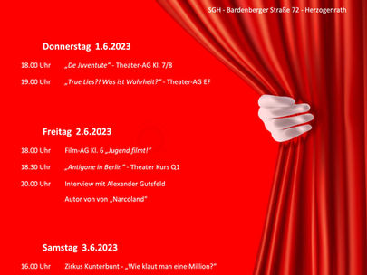 Bühnenreif! 2023 – Literaturfestival am SGH