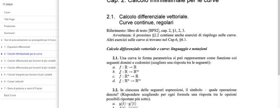Analisi Matematica 2
