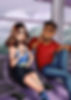 Perdita and Joshua together in the metro - HEART BATTLE story