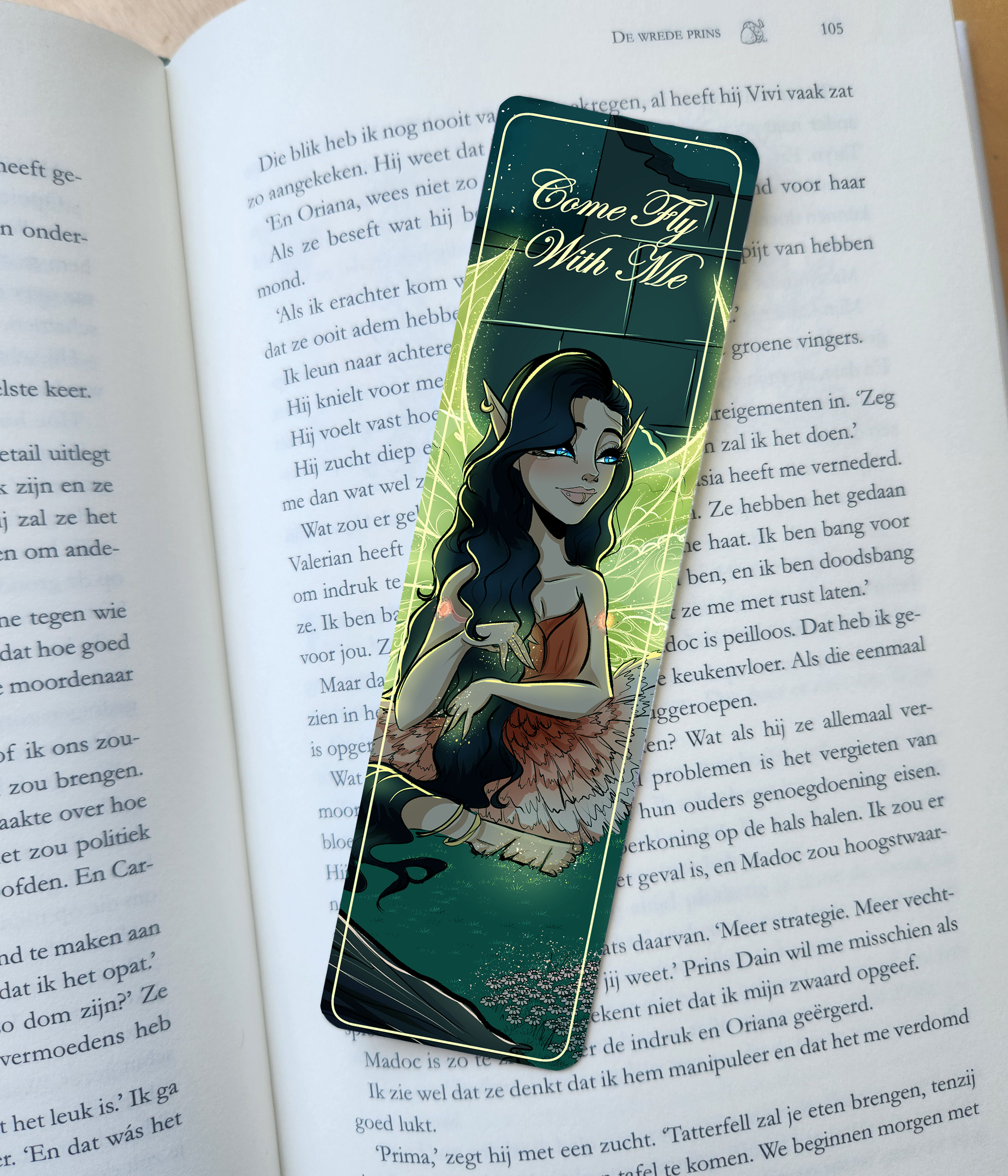 Come Fly With Me - glossy bookmark