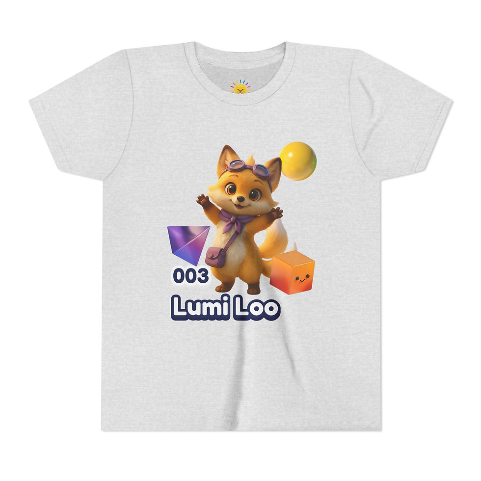 Thumbnail: Lumi Loo · 003 Collection | Cute Fox Goodie | Youth T-Shirt