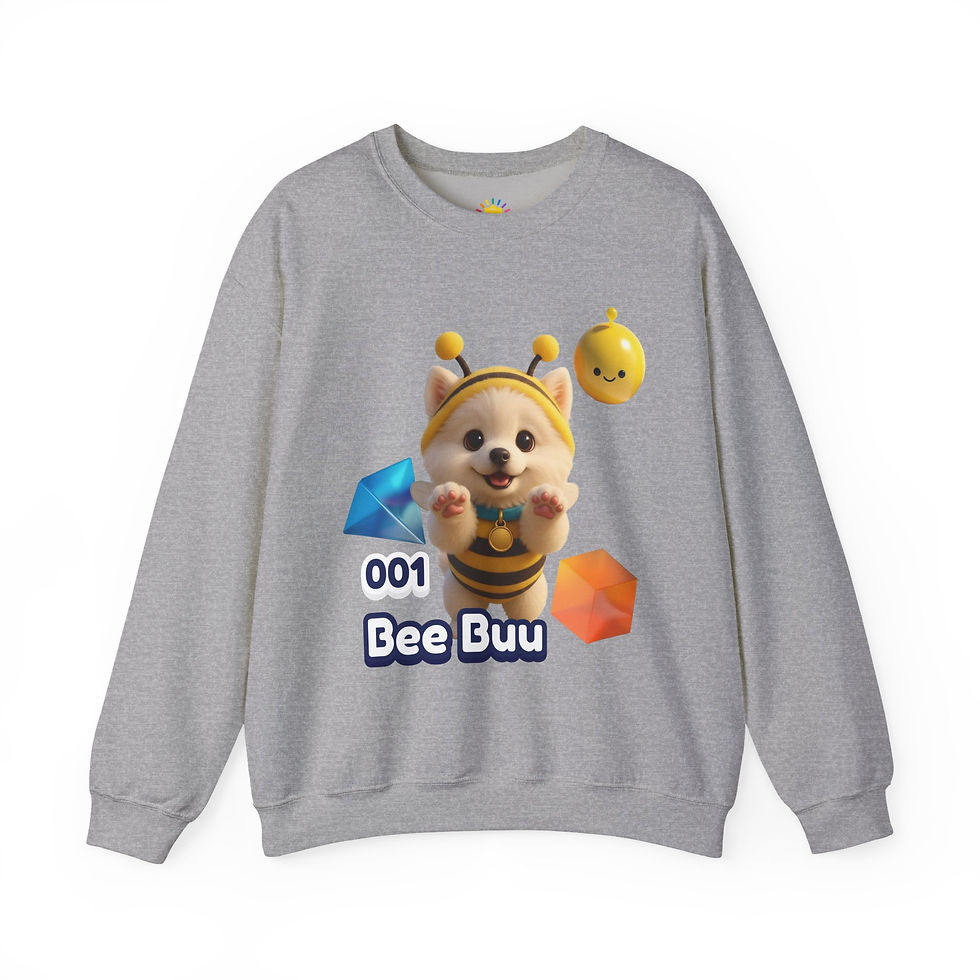 Thumbnail: Bee Buu · 001 Collection | Cute Pomsky Puppy Goodie | Crewneck Sweatshirt