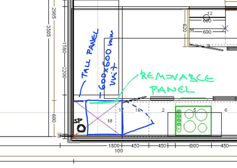 Above Worktop Planning in Detail