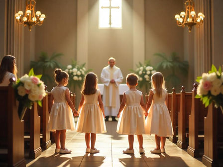 Fotograf Kommunion Konfirmation Kassel Deutschland - Fotoshooting in der Kirche zur Kommunion
