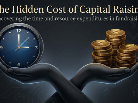 The Hidden Cost of Capital Raising (It's Not Legal Fees)