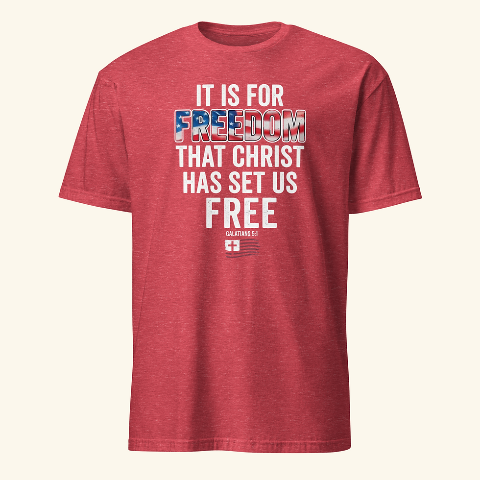 Thumbnail: Christ Has Set Us Free T-Shirt