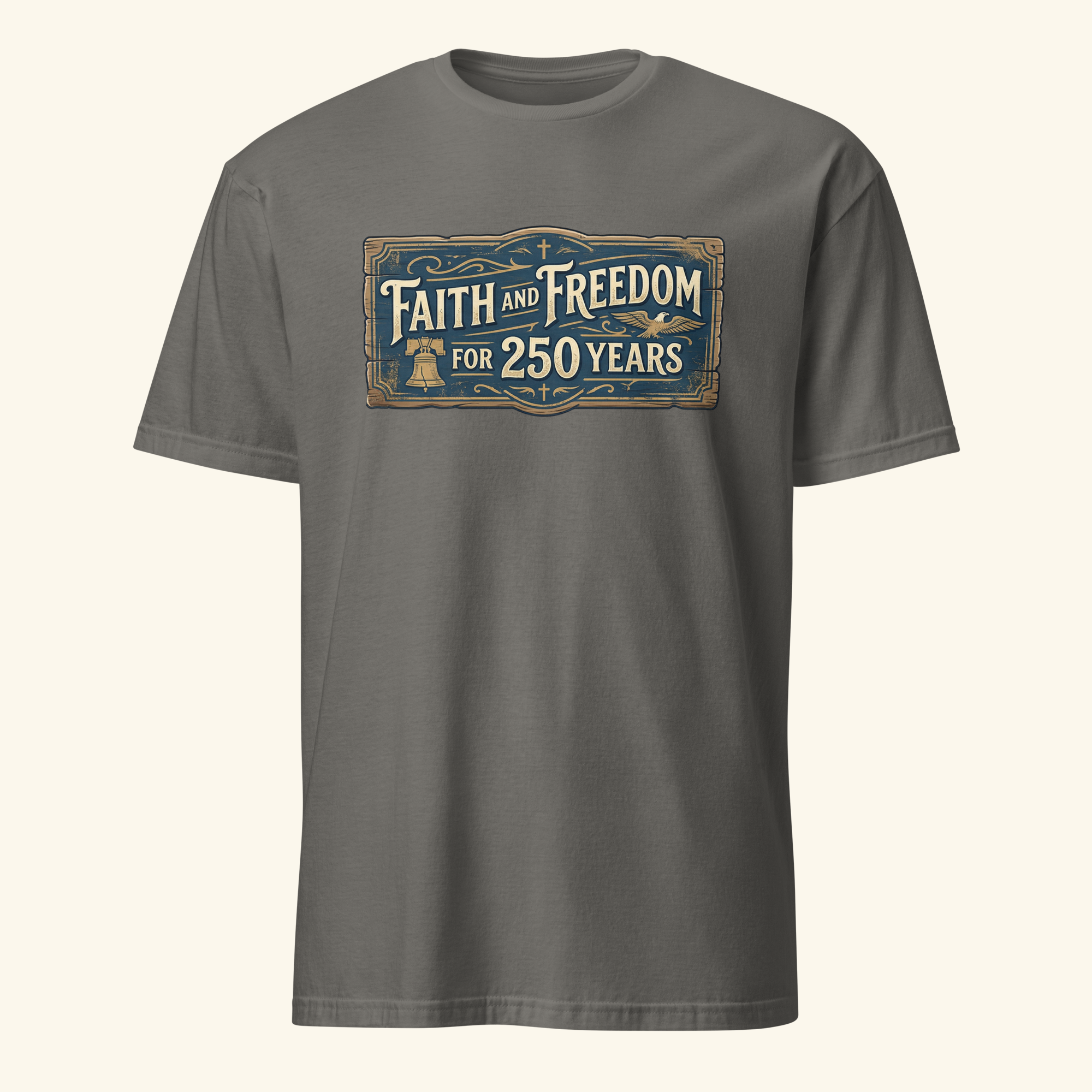 Faith & Freedom Vintage Sign T-Shirt