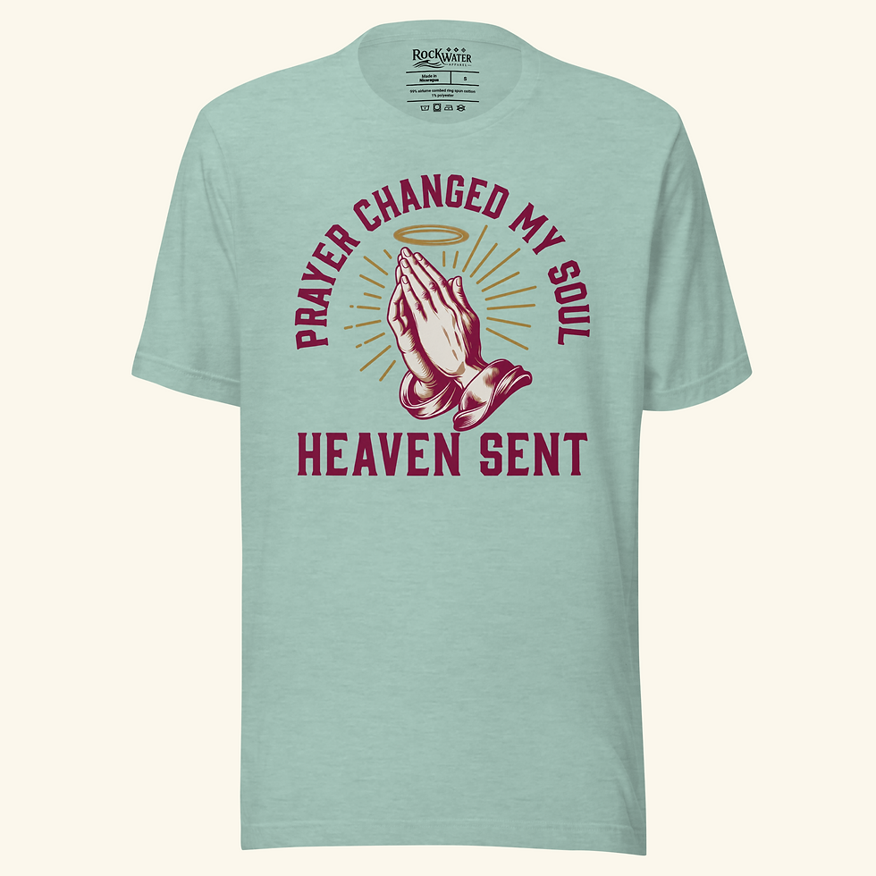 Thumbnail: Prayer Changed My Soul - Heaven Sent T-Shirt