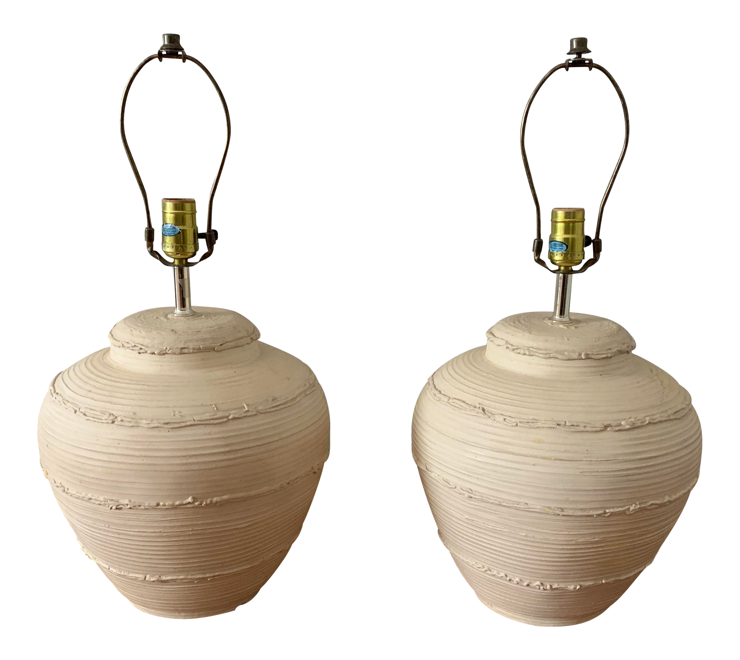 1940s Terracotta Lamp, vintage luxury furniture