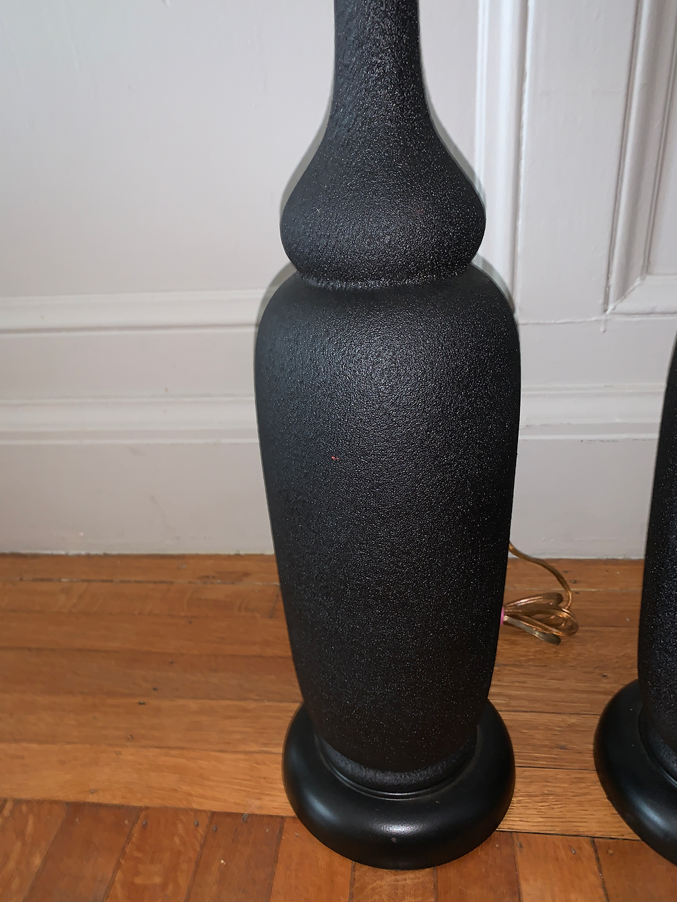 Thumbnail: Mid 20th Century Black Ceramic Lamp, vintage luxury furniture