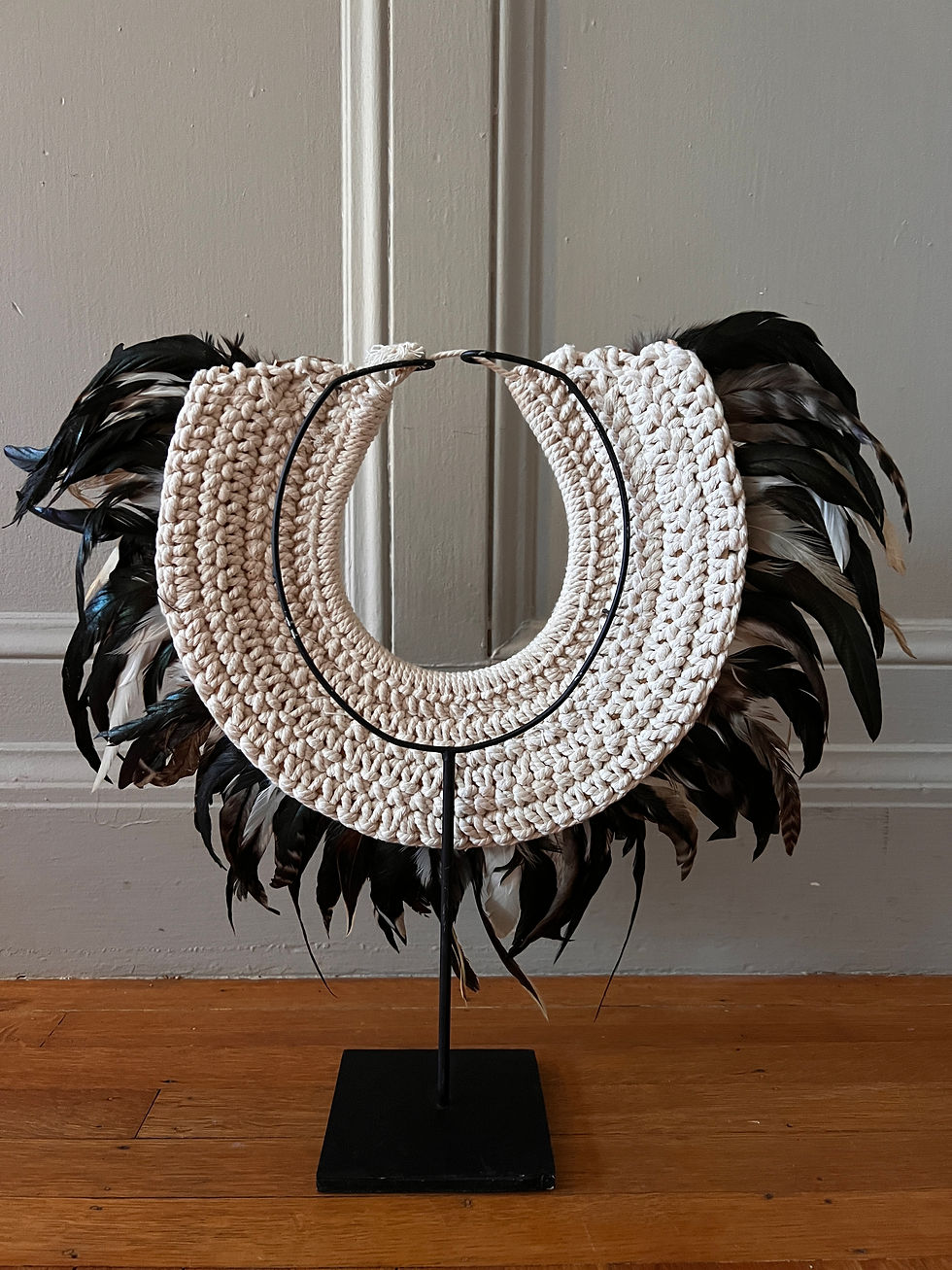 Thumbnail: Decorative Primary Necklace With Shells on Stand