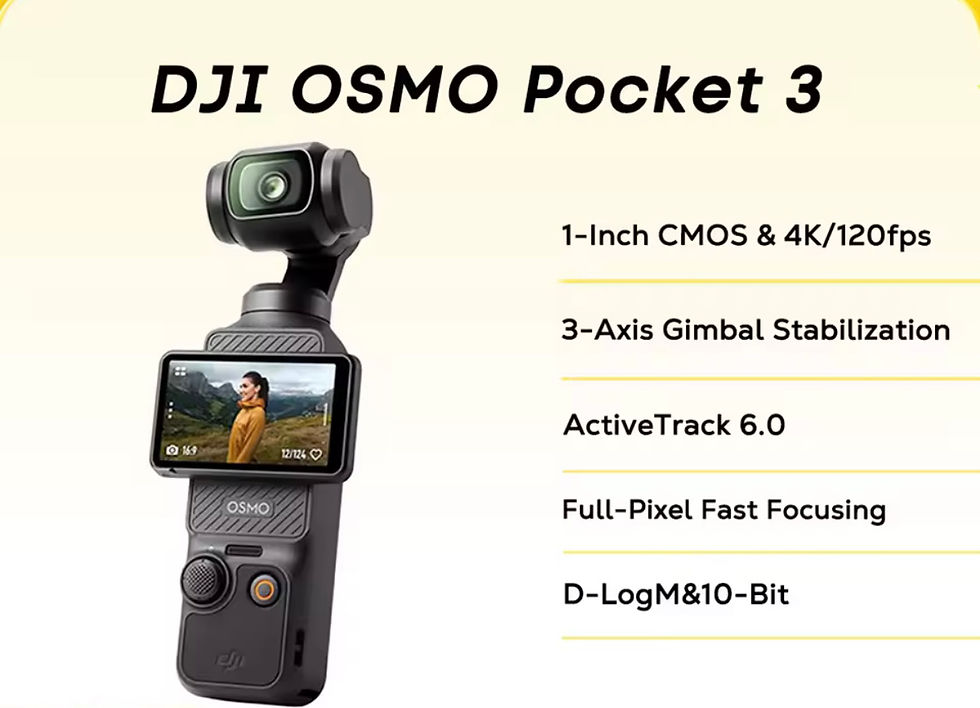 Miniaturbild: DJI OSMO Pocket 3 – Professionelle 4K Vlogging Kamera mit Gimbal 🔥