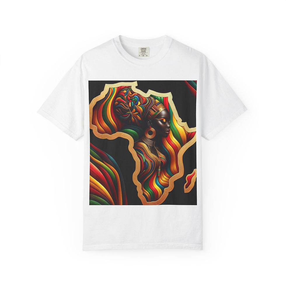African woman art T-shirt