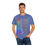 Thumbnail: Man in blue T-shirt, names printed vertically