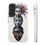 Thumbnail: Vibrant Faces Phone Case, Artistic Phone Cover, Black Art, Colorful Mobile Case