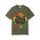 Thumbnail: Green t-shirt, crowned Black queen, Juneteenth