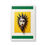 Thumbnail: Framed art print: stylized mask with sunburst headdress