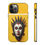 Thumbnail: iPhone case with tribal mask design