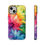 Thumbnail: Rainbow watercolor floral iPhone case