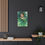 Thumbnail: Woman In Emerald Green Dress, Floral Artwork for Home, Vibe for Nature Lovers