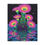 Thumbnail: Pink Flowers on Serene Waters, Floral Wall Art Canvas, Psychedelic Artwork