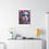 Thumbnail: Woman Adorned In Flowers - Floral Art Canvas Print, Boho Home Accent