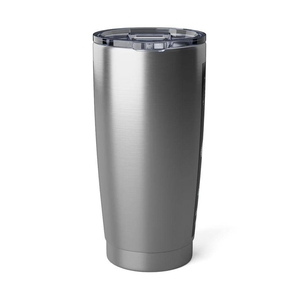 Silver Pisces insulated tumbler