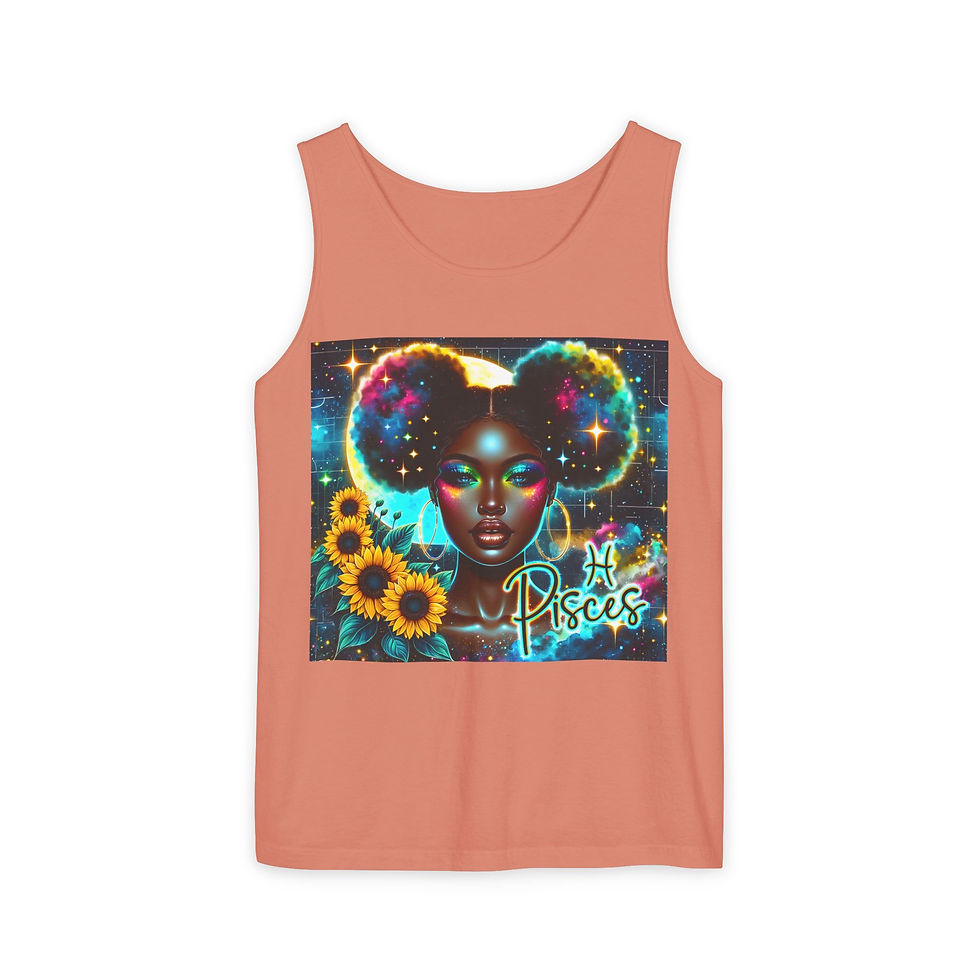 Aries zodiac tank top