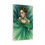 Thumbnail: Woman In Emerald Green Dress, Floral Artwork for Home, Vibe for Nature Lovers