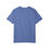 Thumbnail: Blue short-sleeve t-shirt back view