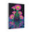 Thumbnail: Pink Flowers on Serene Waters, Floral Wall Art Canvas, Psychedelic Artwork