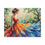 Thumbnail: Woman with Flowing Dress, Vibrant Art Canvas Print, Boho, Floral Artwork